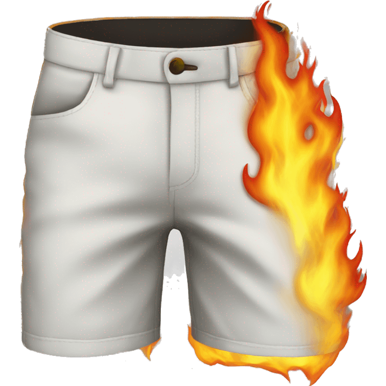 Shorts on fire emoji