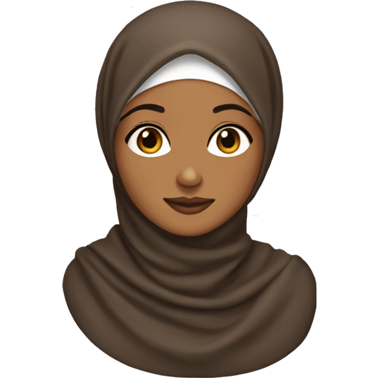 brown skinned hijabi  emoji