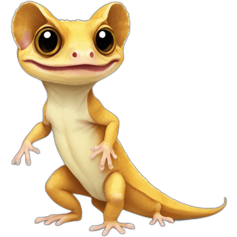 Crested Gecko Full Body emoji