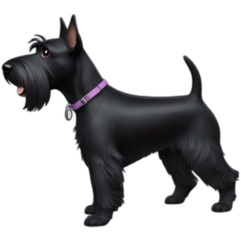 scottish-terrier-dog-walking emoji