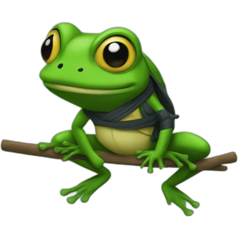 ninja frog emoji