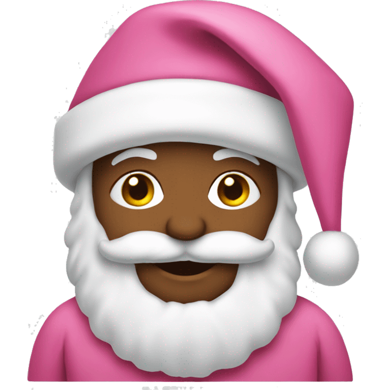 pink santa sticker  emoji