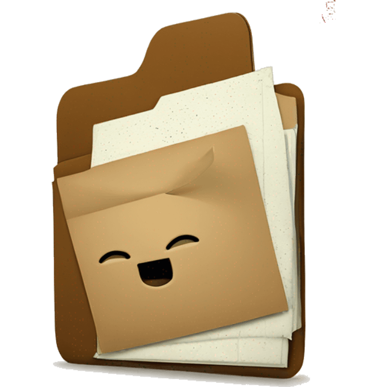 a file folder with top secret stamp on i emoji