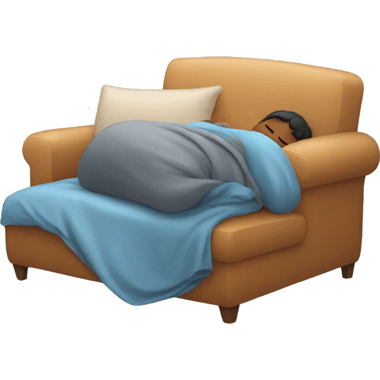 Person sleeping in sofa emoji