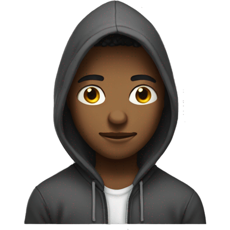 Boy in hoodie emoji