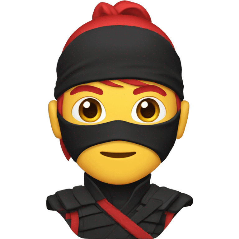 Ninja rojo emoji