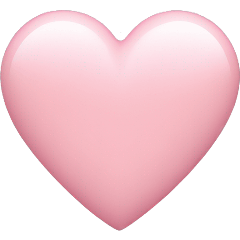 pastel pink heart emoji