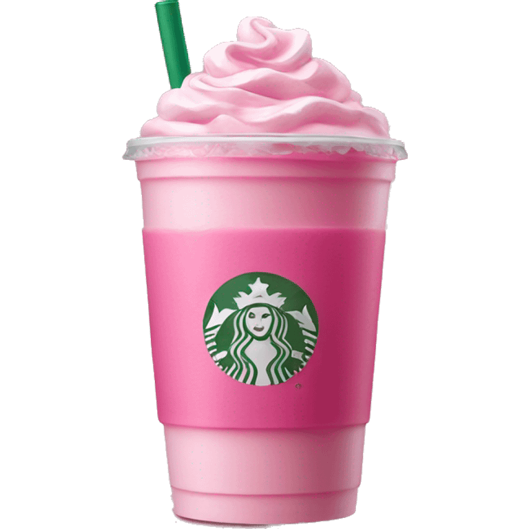 Starbucks pink drink emoji