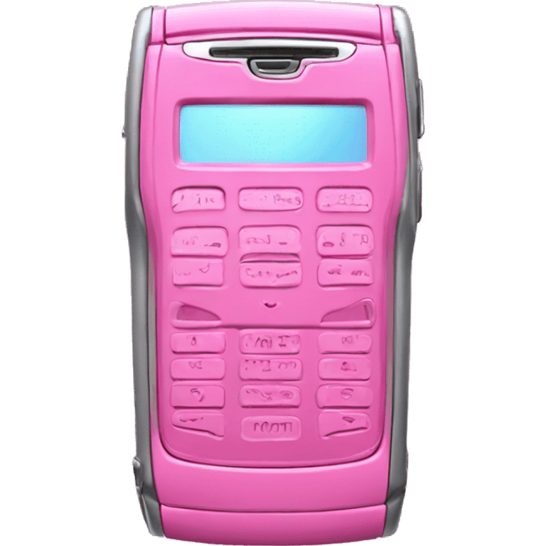 Pink razr cellphone emoji