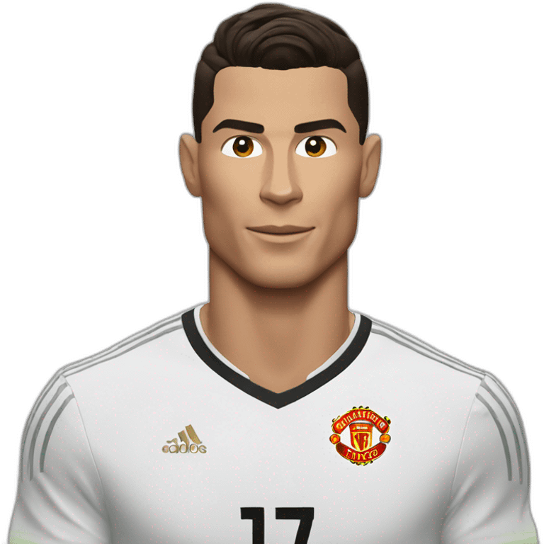 Cristiano Ronaldo man United emoji