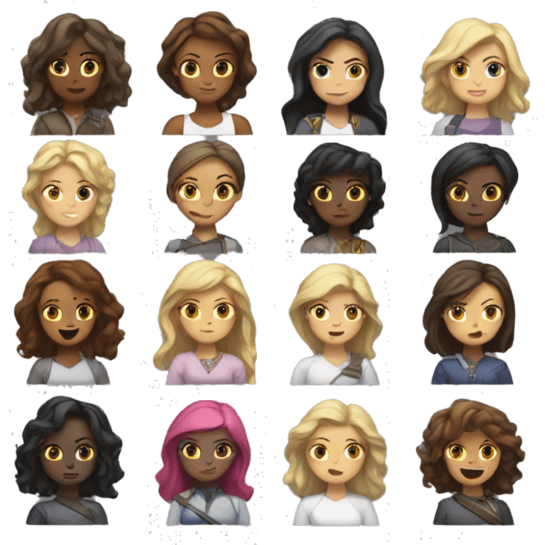 battle of the girls emoji