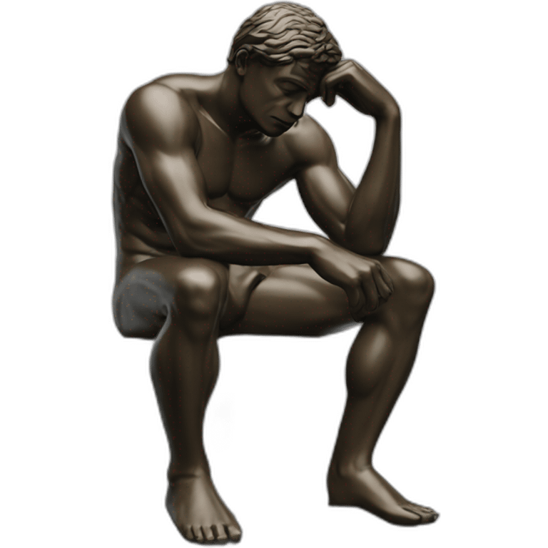 the thinker emoji