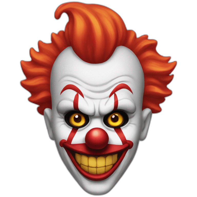 evil clown emoji