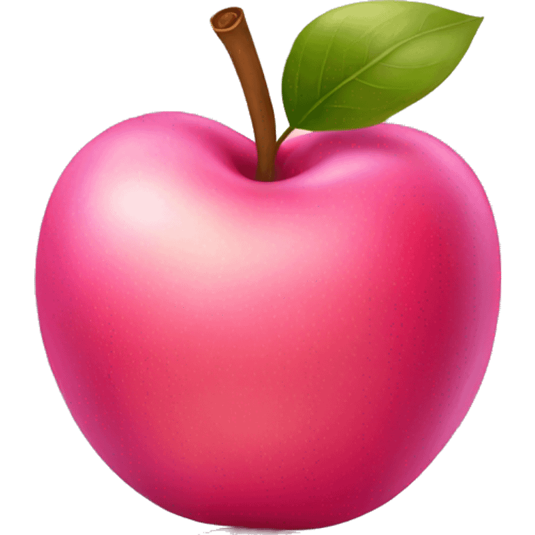 pink apple emoji