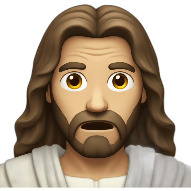 angry jesus emoji