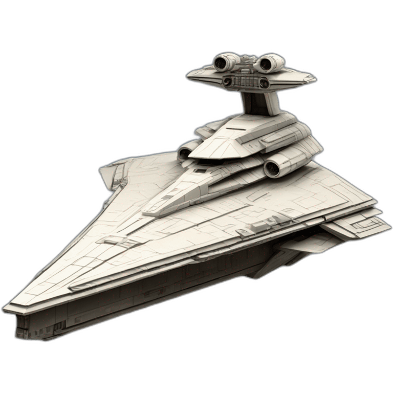 Star Wars Venator star destroyer emoji