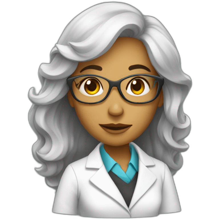 mulher cientista emoji