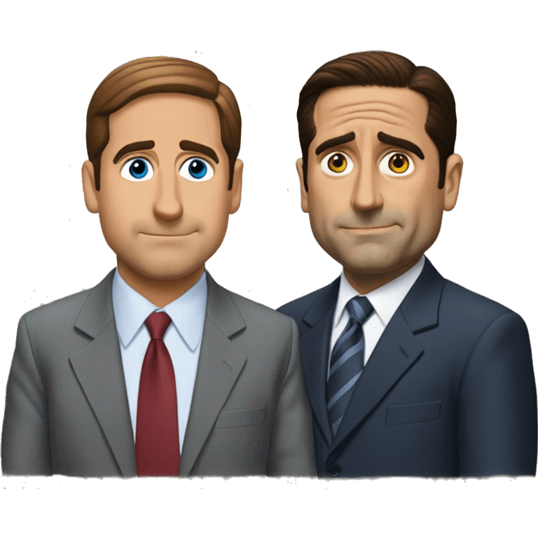 Michael Scott with Jim  emoji