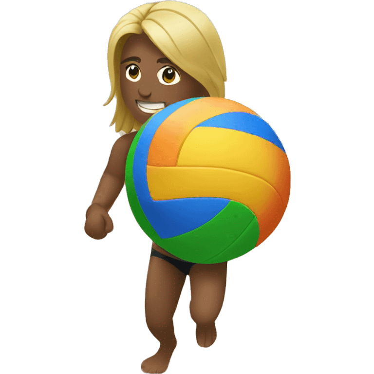 beach volleyball emoji