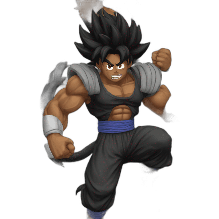 Black goku emoji