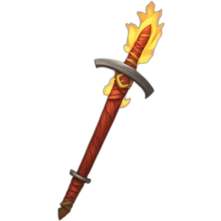 fire sword emoji