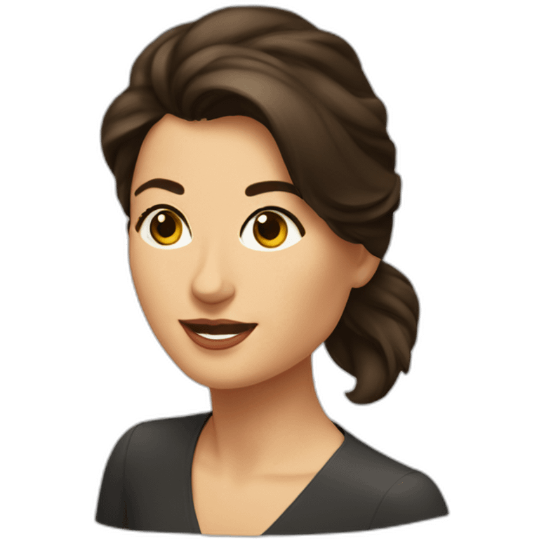 brunette woman fernet branca emoji