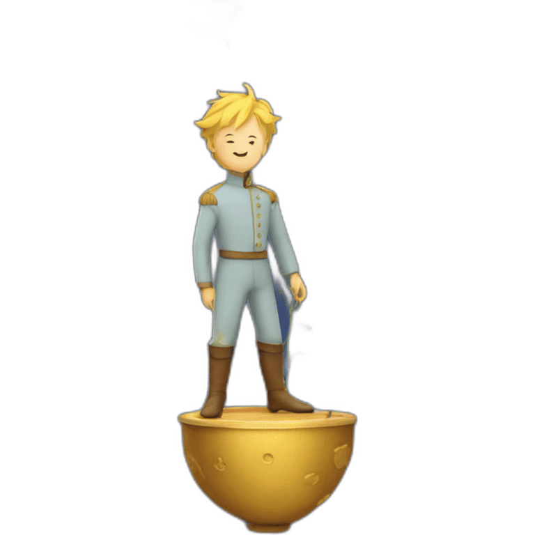 Le petit prince et sa rose emoji