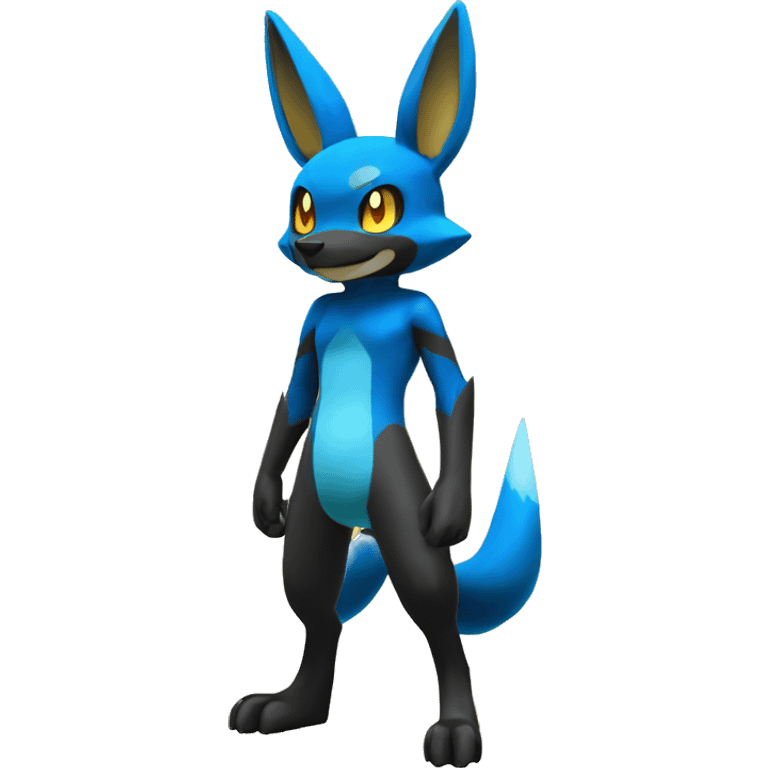 Lucario-Umbreon full body emoji