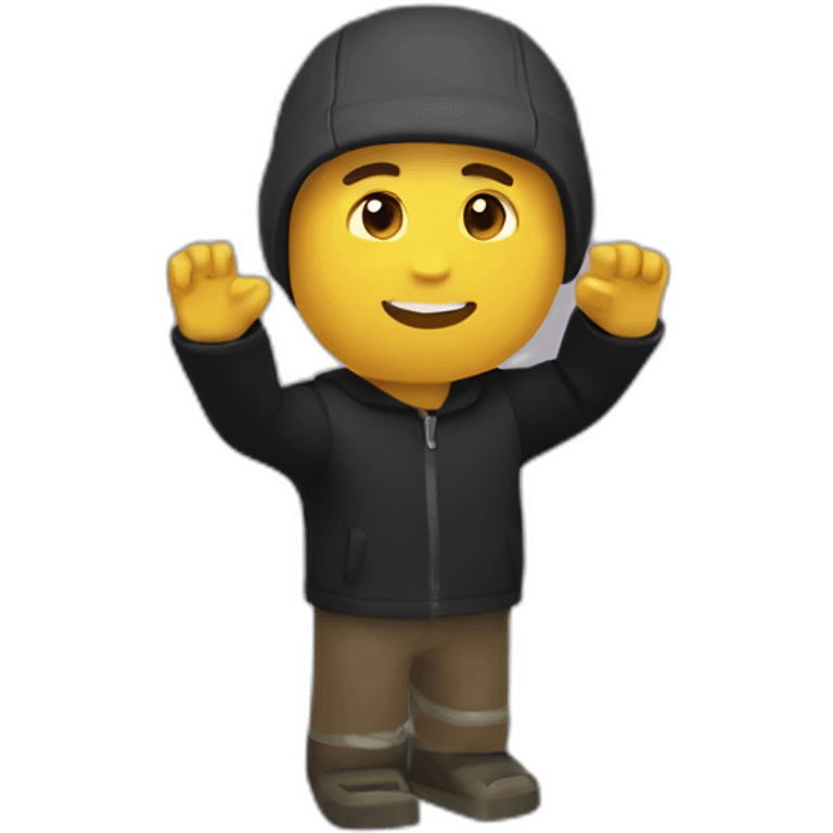 Roblox noob waving emoji