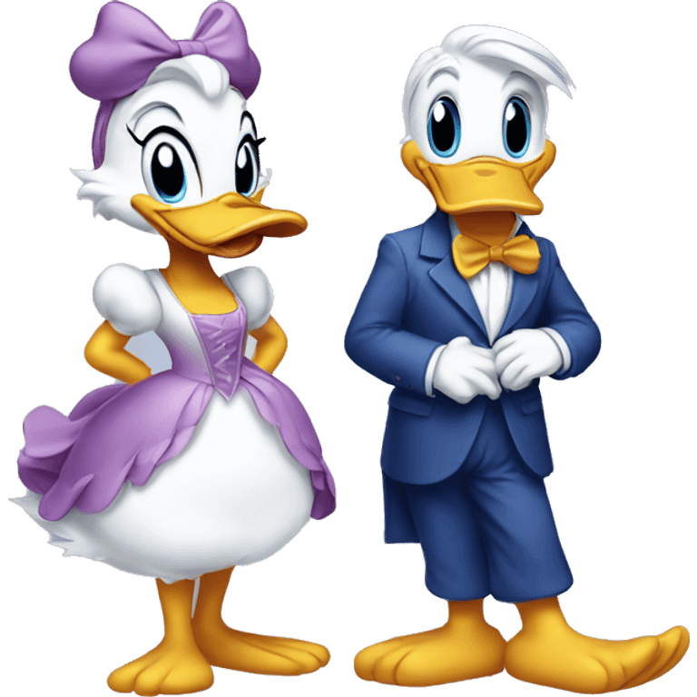 donald and daisy duck emoji