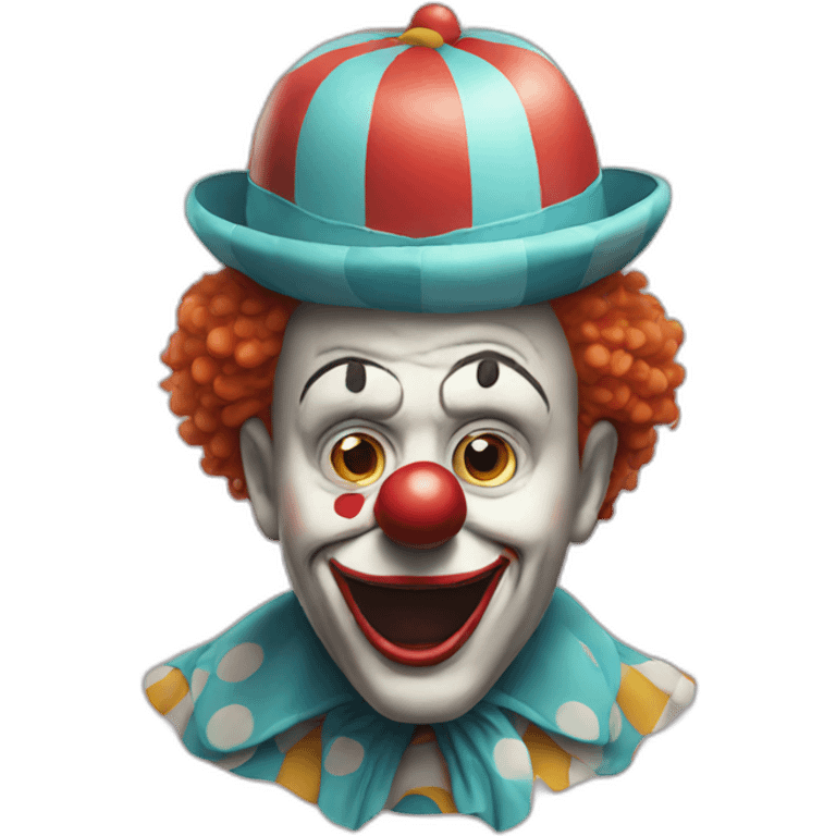 Clown having trouble emoji