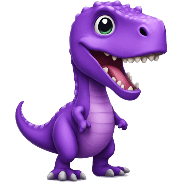 purple dino  emoji