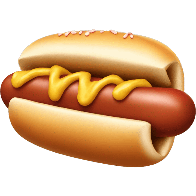 very cool hotdog emoji