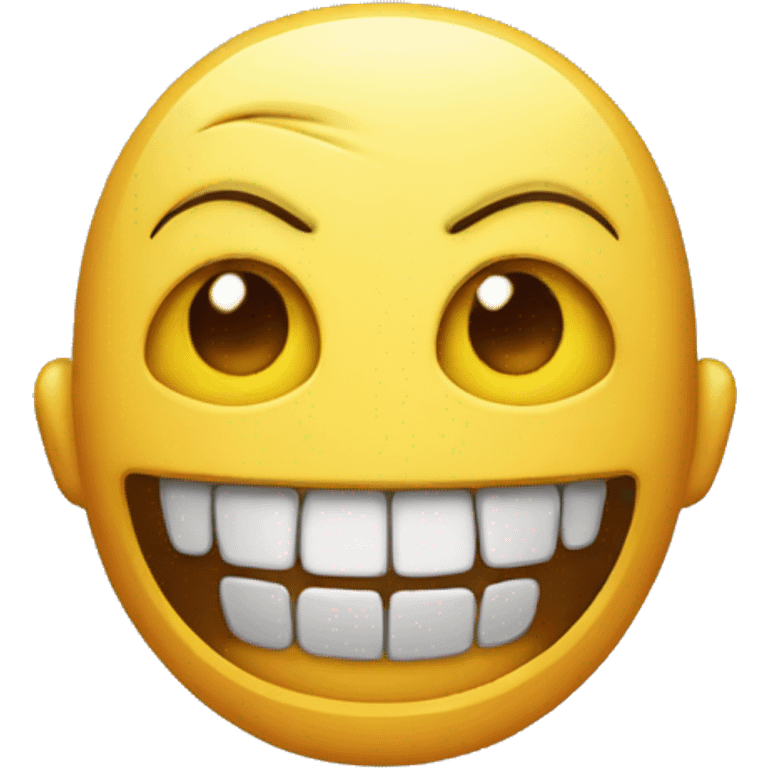 one scarry emoji smile emoji