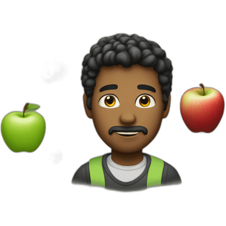 Apple bhai  emoji