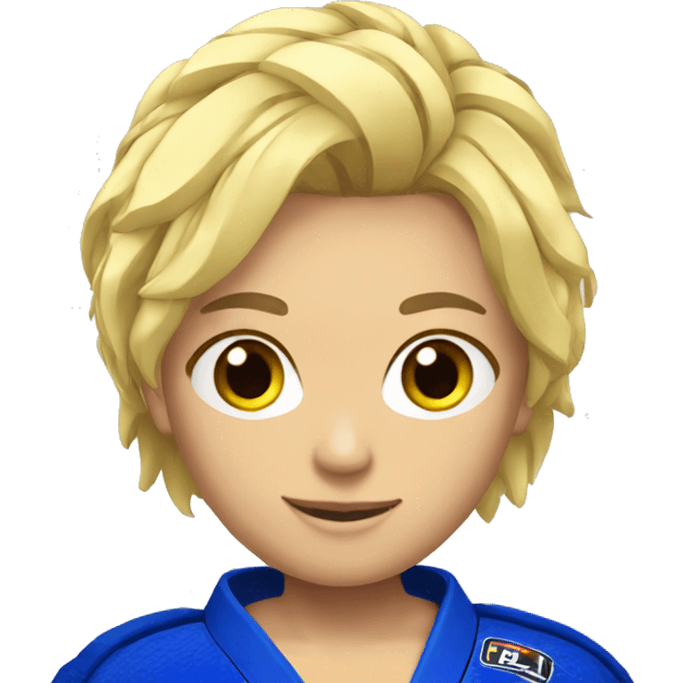 a bjj fighter blond emoji