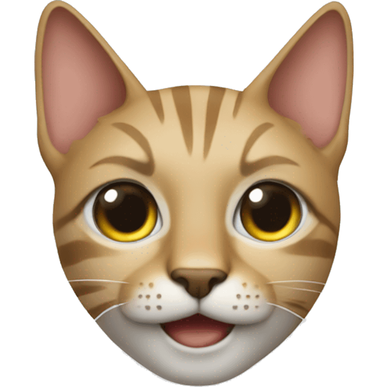 A nice face bot, with cat face emoji