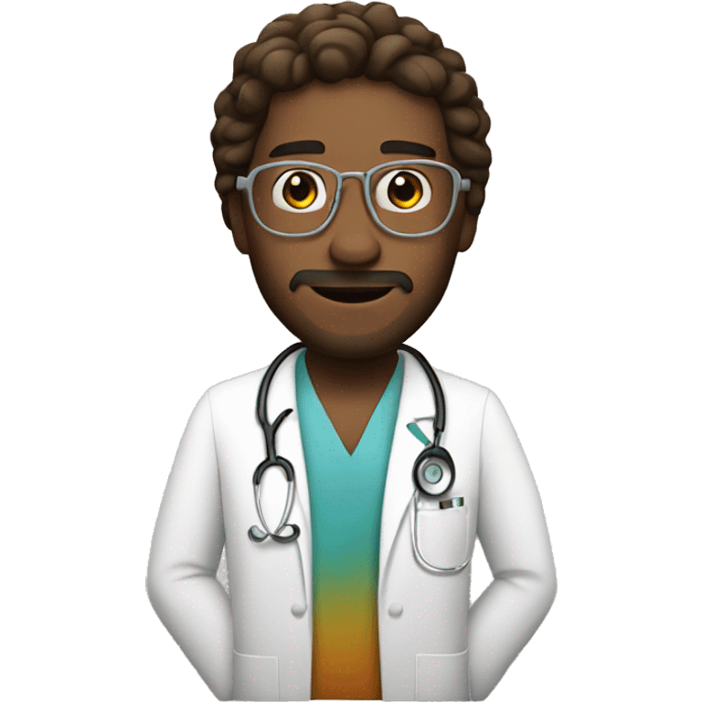 Hippie doctor emoji