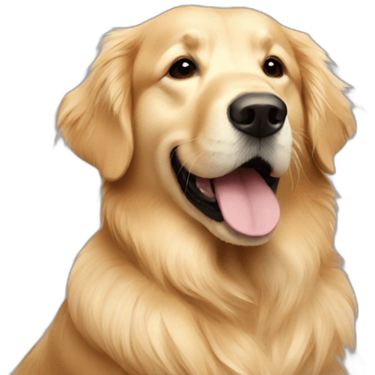 Golden Retriever Birthday  emoji