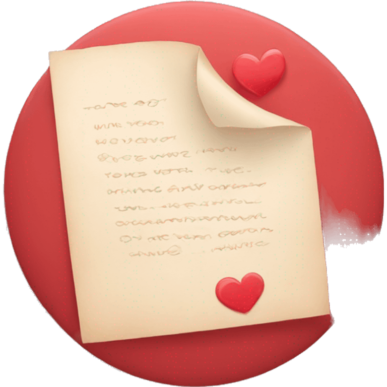 Love letter emoji