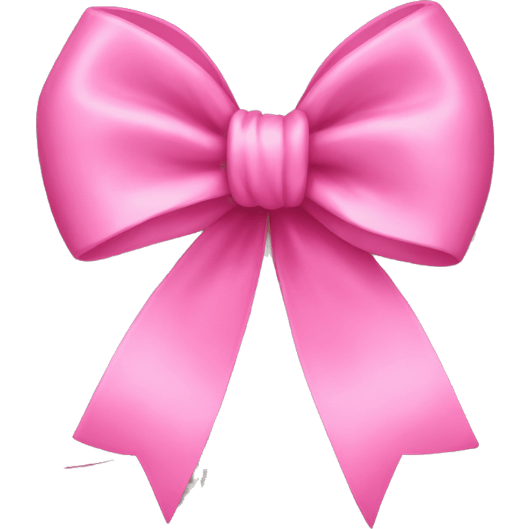 Pink bow emoji