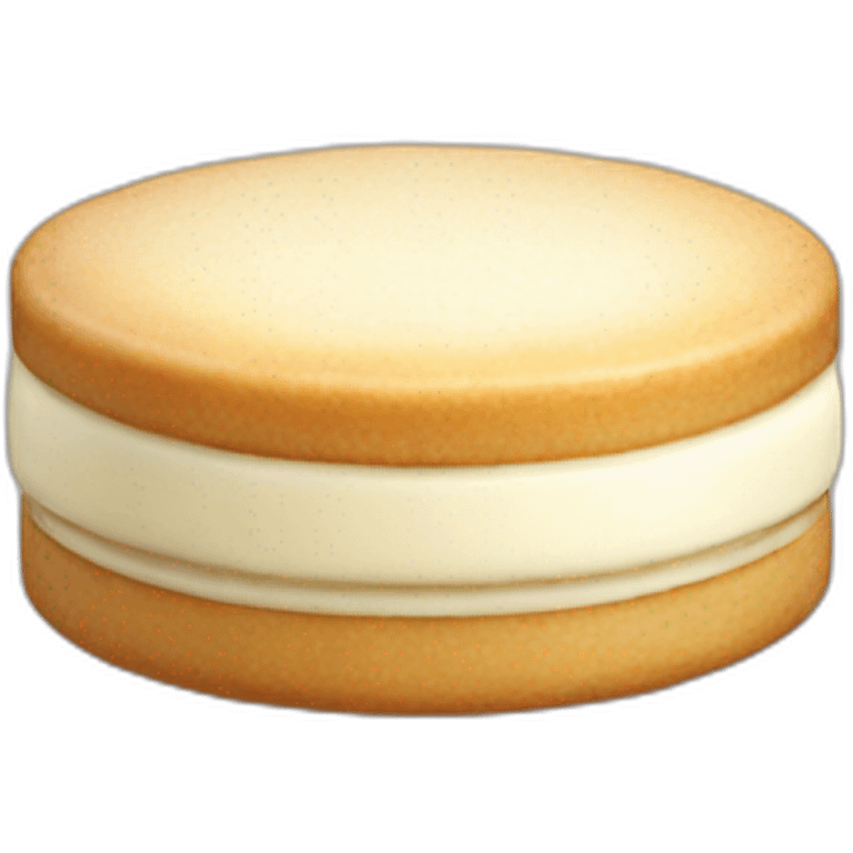 white chocolate alfajor emoji