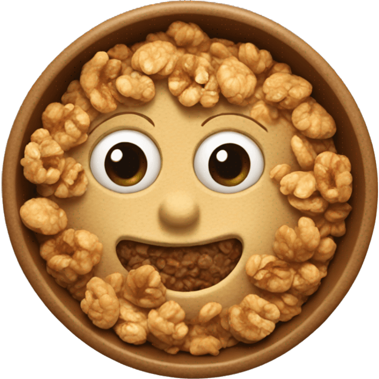 Granola bowl emoji