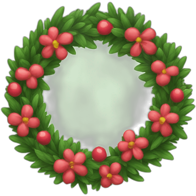 wreath emoji