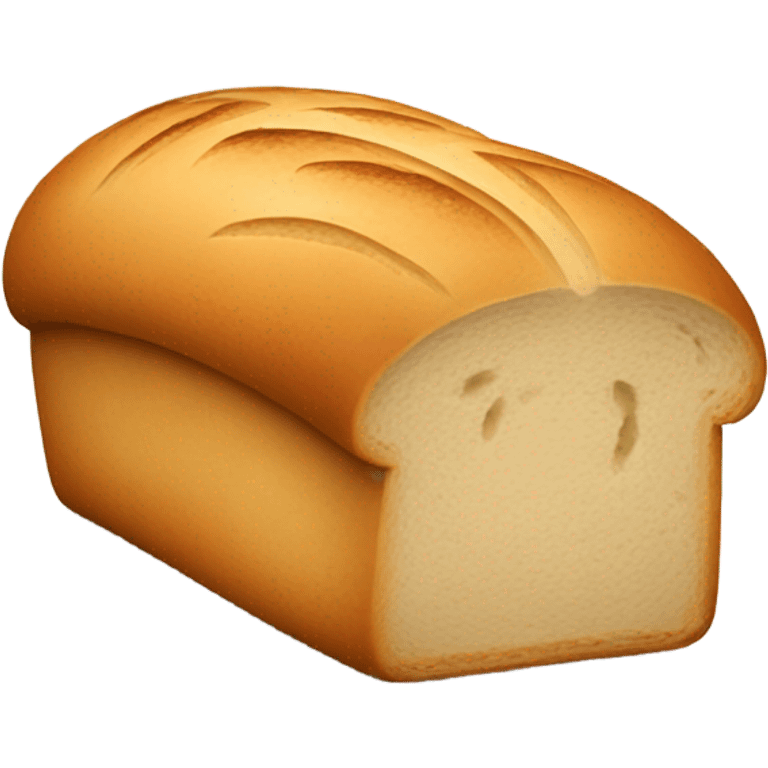 Freshly baked bread loaf emoji