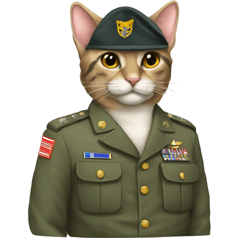 military cat emoji