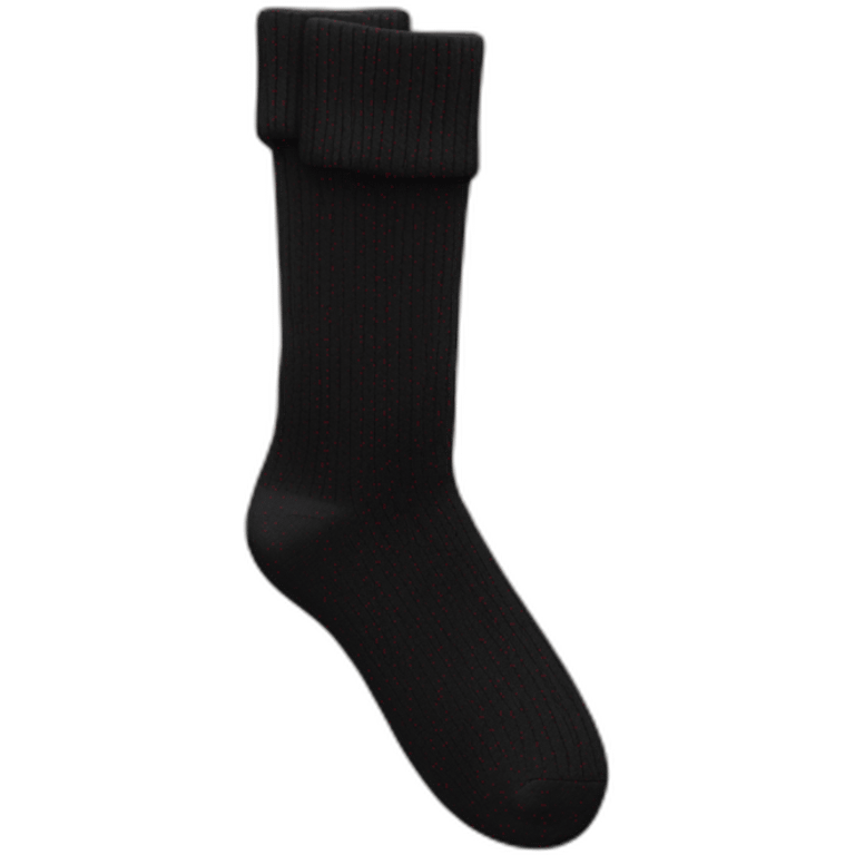 Black socks emoji