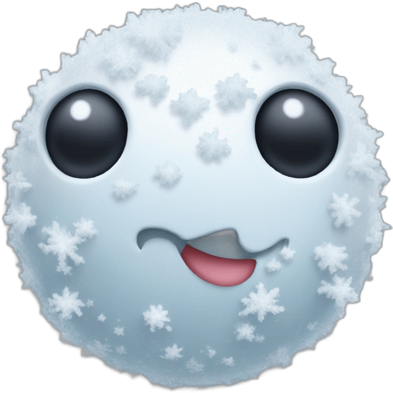 Snowball emoji