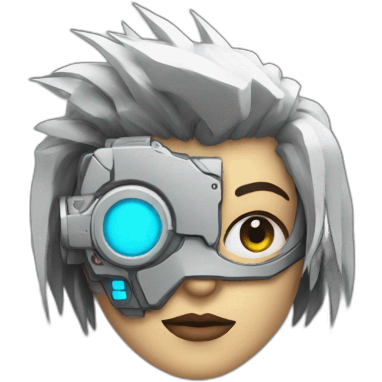 Logo força cyberpunk emoji