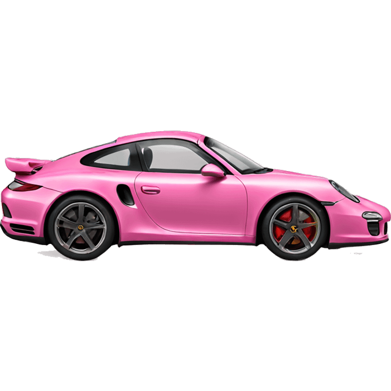 pink porche emoji